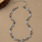 Bohemian Floral Swirl Short Choker Necklace