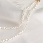 Verstelbare ketting met imitatieparels