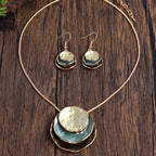Bohemian drielaagse emaille sieradenset