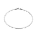 Serpent Bracelet in White Gold Tone