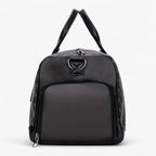 Men's Compact Urban Shoulder Bag with Leaf Pattern