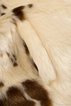 Leopard Print Faux Fur Coat with Notched Collar Detail