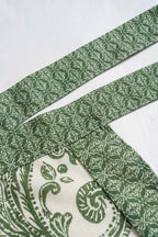 Wrap Mini Skirt in Paisley Print