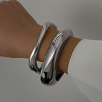 Sculpted Wave Bracelet