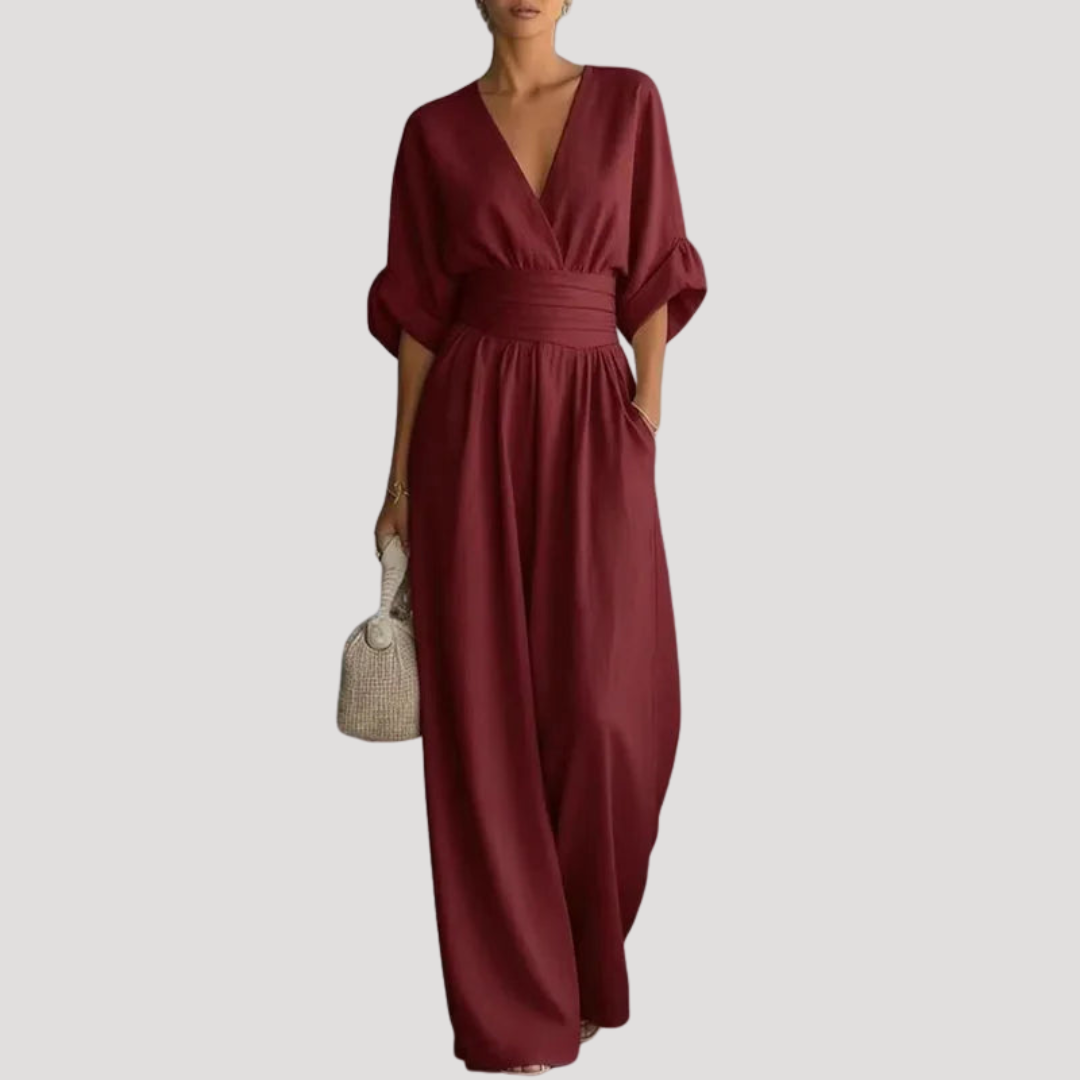 Felicity V-neck Jumpsuit