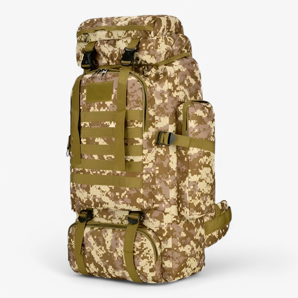 Large Water-Resistant 600D Oxford Tactical Backpack, 80L or 100L