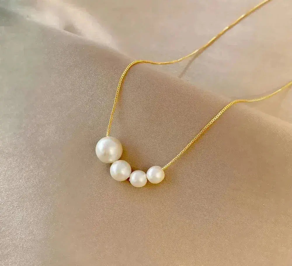 Gold-Tone Freshwater Pearl Necklace