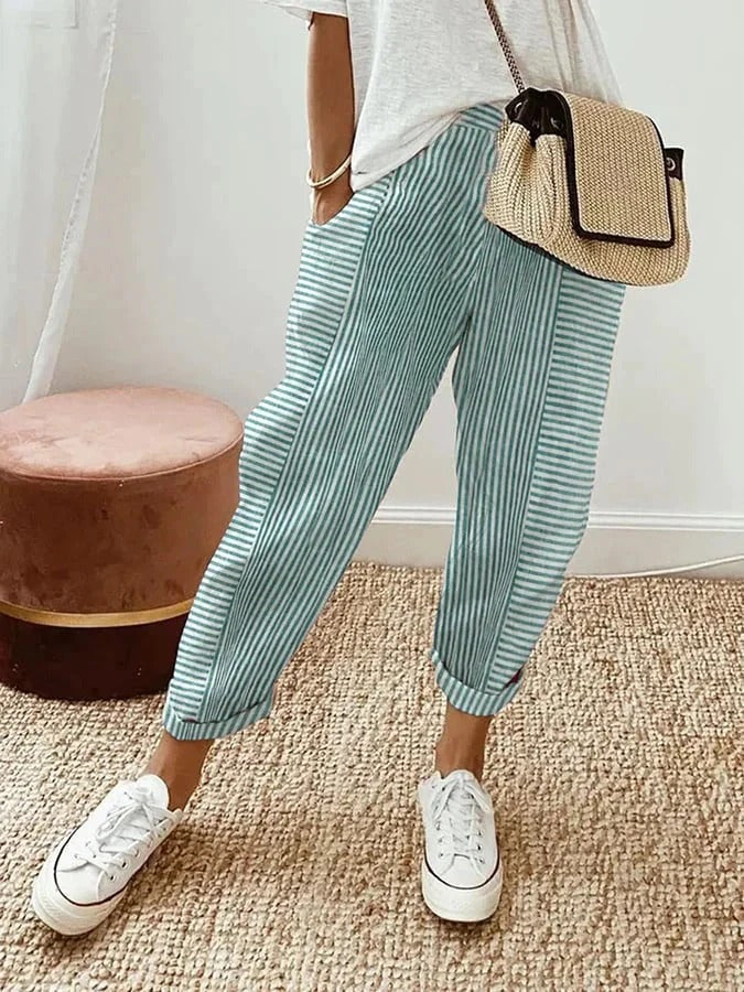 Tapered Drawstring Trousers