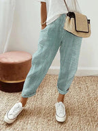 Tapered Drawstring Trousers
