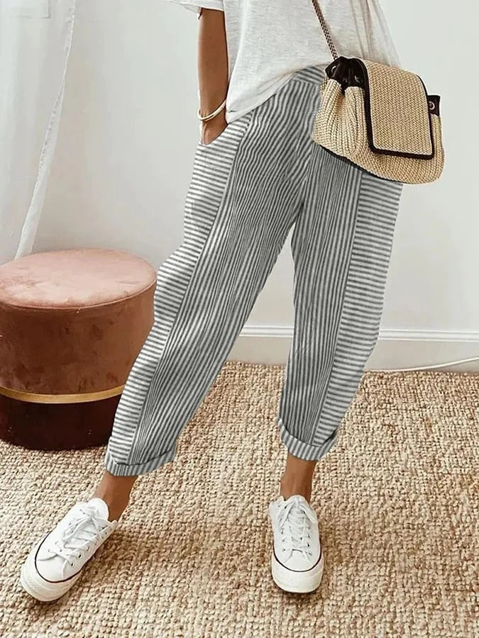 Tapered Drawstring Trousers