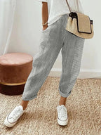 Tapered Drawstring Trousers