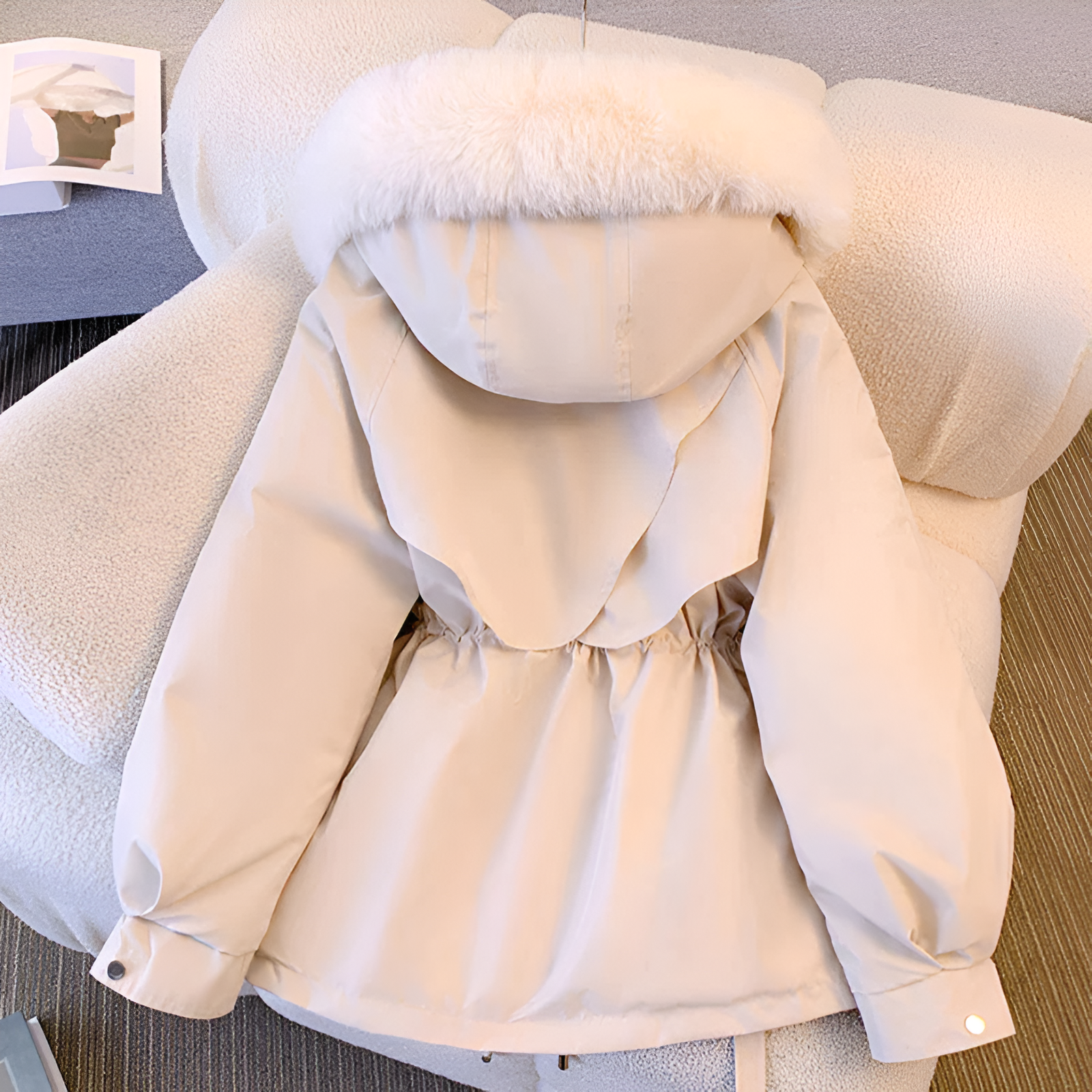 Padded Winter Jacket with a Wind and Water Repellent Finish