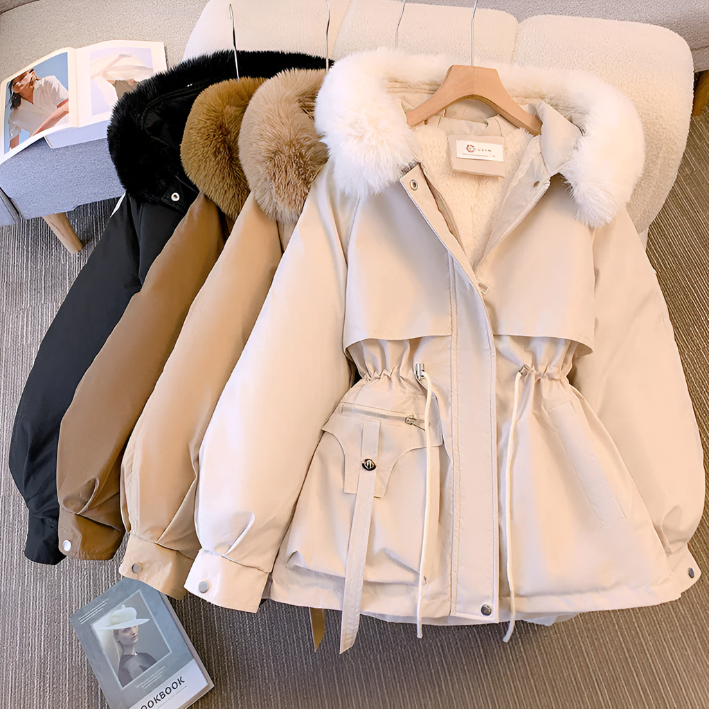 Padded Winter Jacket with a Wind and Water Repellent Finish