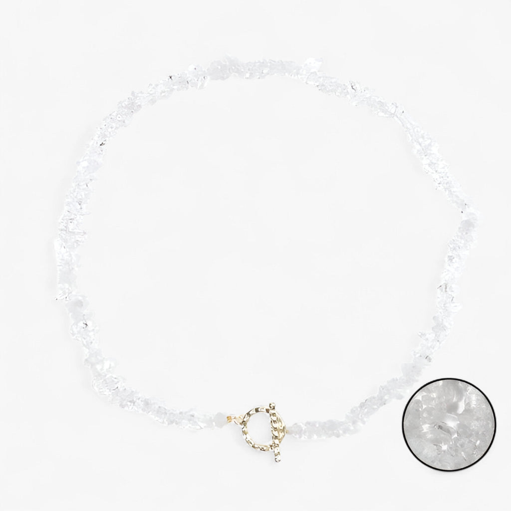 Bohemian Necklace with Natural Stone Beads
