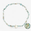 Bohemian Necklace with Natural Stone Beads