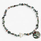 Bohemian Necklace with Natural Stone Beads