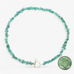 Bohemian Necklace with Natural Stone Beads