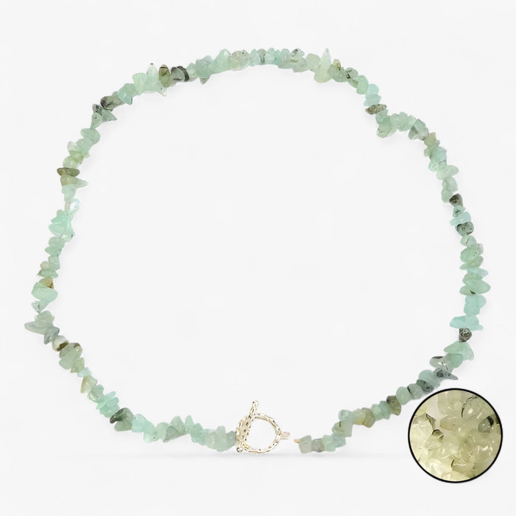 Bohemian Necklace with Natural Stone Beads