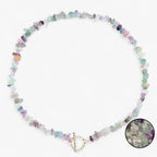 Bohemian Necklace with Natural Stone Beads