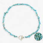 Bohemian Necklace with Natural Stone Beads