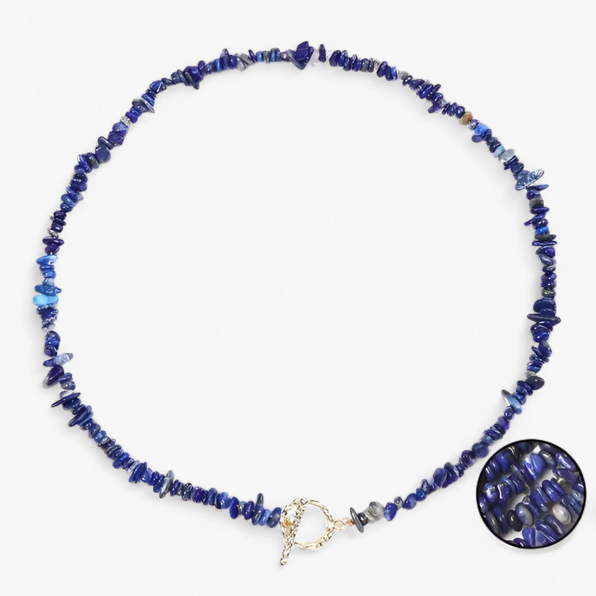 Bohemian Necklace with Natural Stone Beads
