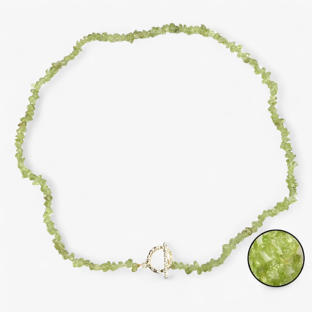 Bohemian Necklace with Natural Stone Beads