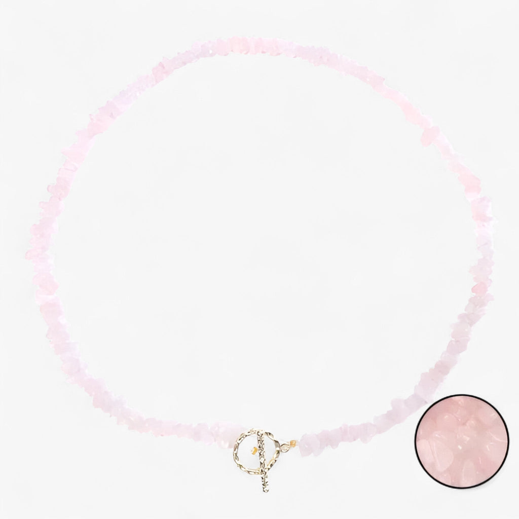 Bohemian Necklace with Natural Stone Beads