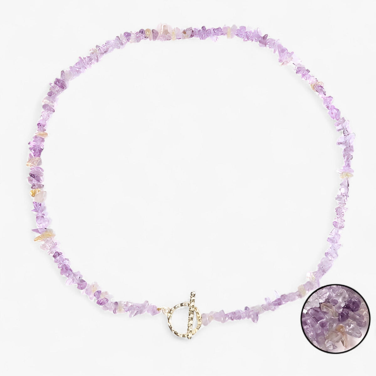 Bohemian Necklace with Natural Stone Beads