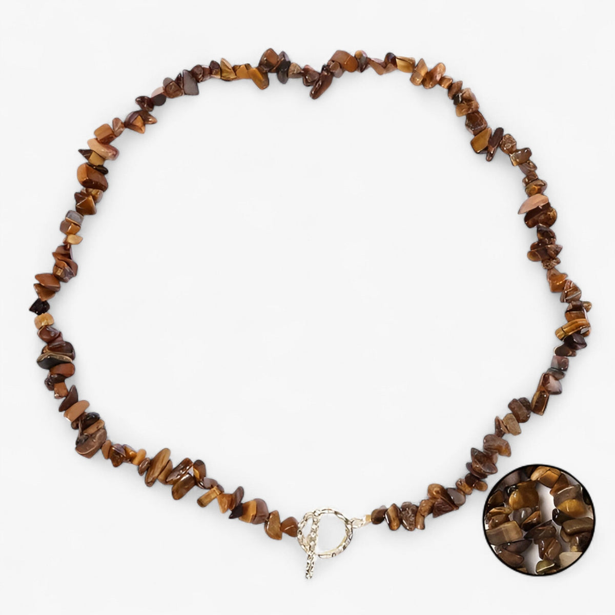 Bohemian Necklace with Natural Stone Beads