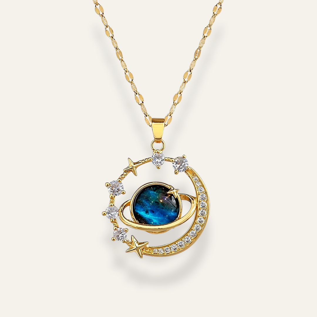 Ketting met sterren en planeet