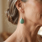 Amazonite Teardrop Earrings