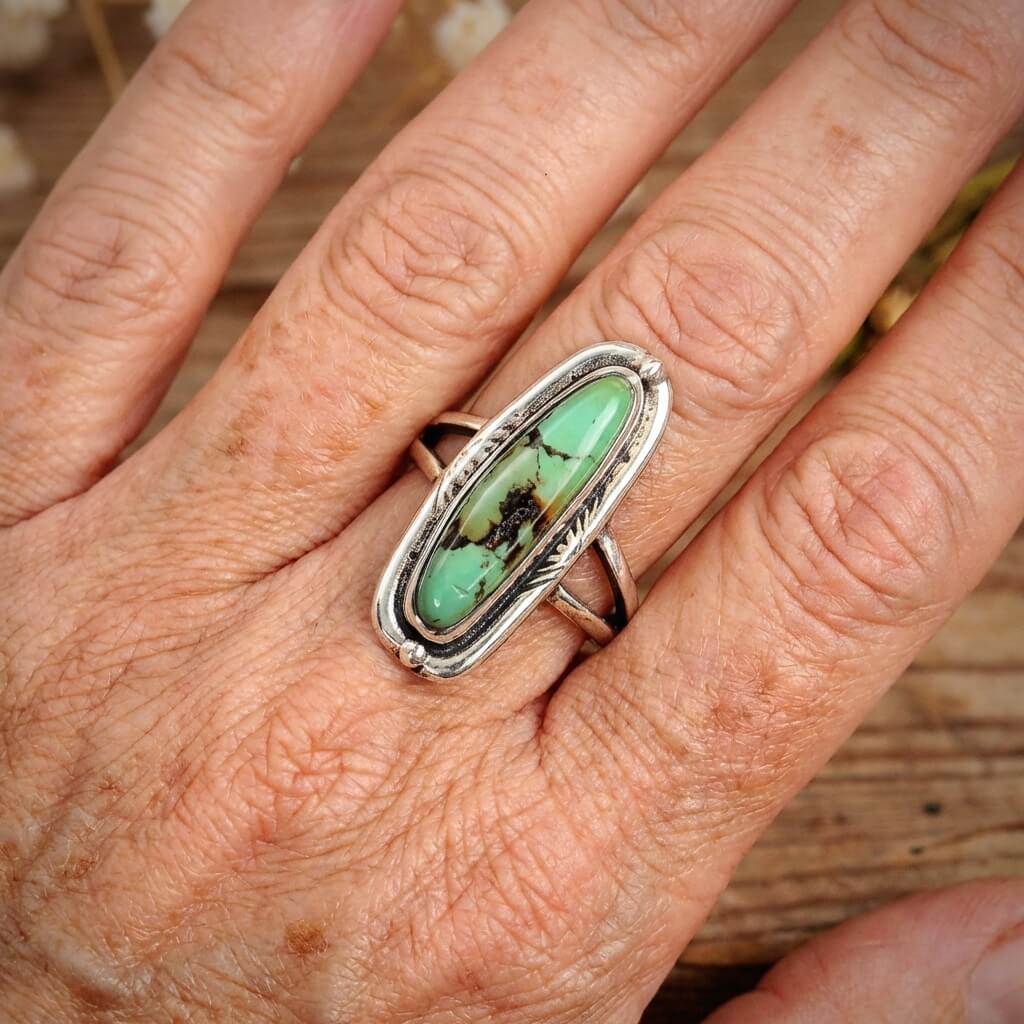 Southwestern-Style Turquoise Sterling Silver Ring