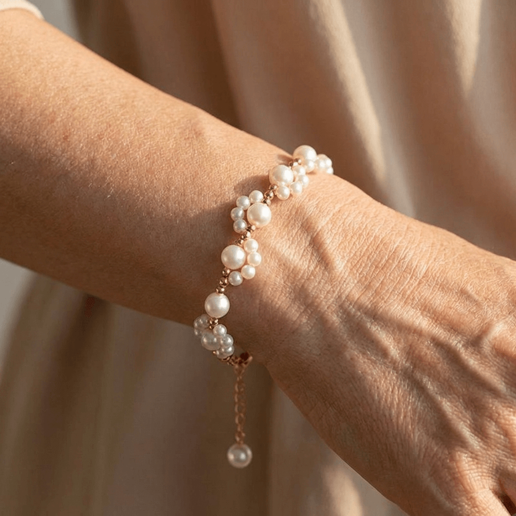 Bohemian Multicolour Zirconia Gold-Plated Tennis Bracelet