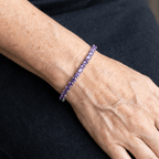 Boho Purple Zirconia Crystal Tennis Bracelet