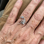 Adjustable Heart Message Ring