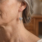 Bohemian Heart-Shaped Leaf Dangle Earrings