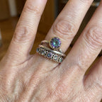 Bohemian Artistic Cubic Zirconia Inlaid Ring