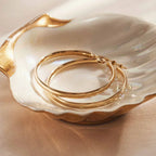 Large Thin Hoop Earrings