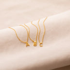 Dainty Initial Letter Necklace