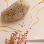 Dainty Initial Letter Necklace