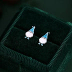 Kabouteroorknopjes van sterling zilver