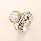 Vintage-Style Pearl Statement Ring