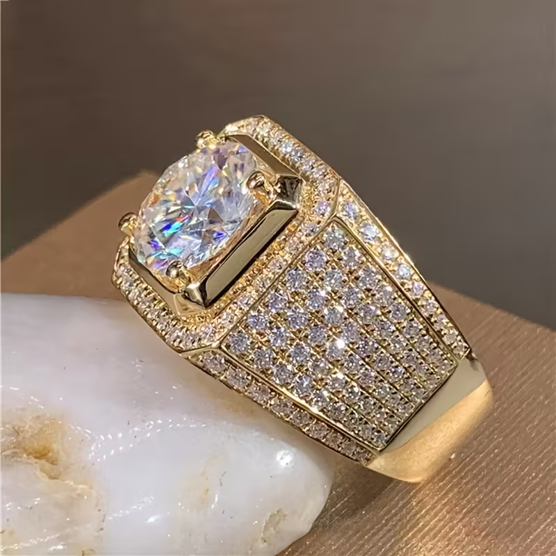 Royal Crown Gold-Tone Ring