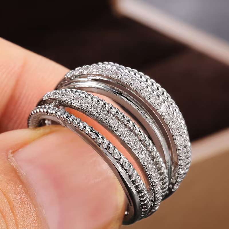 Infinity Layered Ring