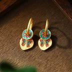 Bohemian Butterfly Charm Earrings