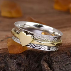 Ring met hartverbinding