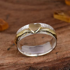 Ring met hartverbinding