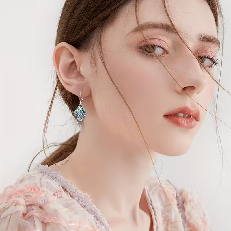 Vintage Boho Shell Earrings