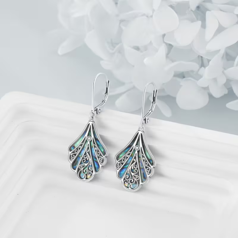Vintage Boho Shell Earrings