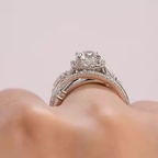Infinite Halo Weave Ring